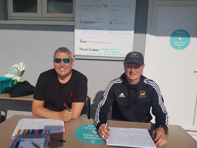 Scorers - Rob Williams and Darren Bujega