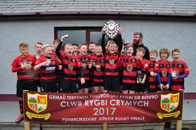 U11s winners - Tenby Swifts