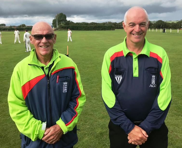 Umpires - Ceri and Jeff Evans