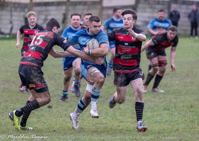 Narberth run riot at Ystalyfera. Picture Myrddin Dennis