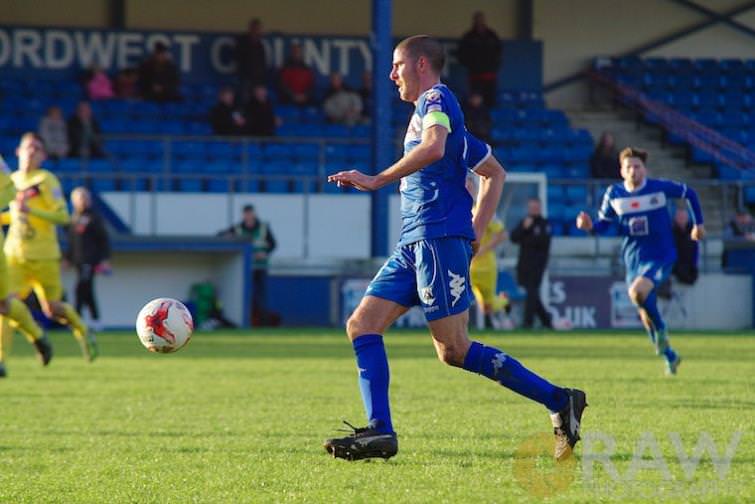 Nicky Palmer surges forward for Haverfordwest County