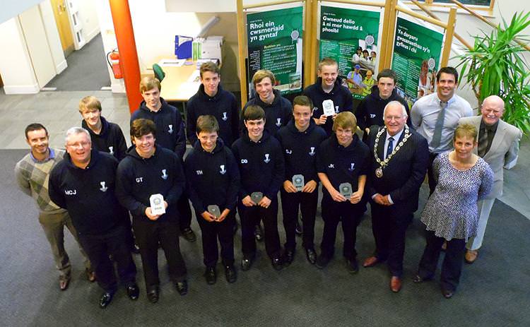 Superb young cricketers recognised at County Hall
