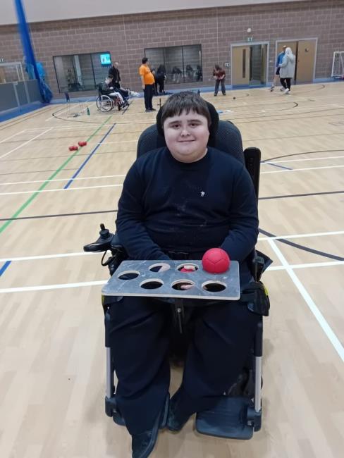 Ioan Williams - excellent boccia player