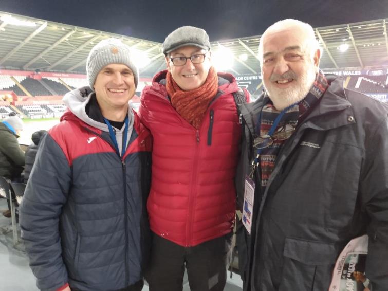 Fraser Watson, Gordon Thomas and Bill Carne.